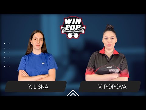07:00 Yaroslava Lisna - Valeriia Popova 23.04.2025 | WINCUP Women Professional Table 1