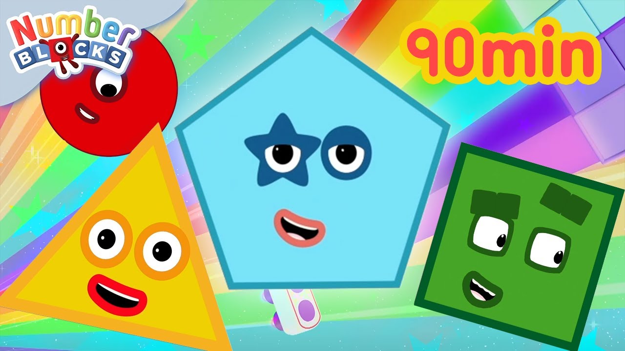 Numberblocks em Português | Desenhos Animados | 90 minutos de Matemática para Crianças