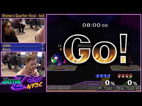 Sector-Z 3.0 | nebbii (Yoshi) Vs Renzo (Marth) | Winners Quarters