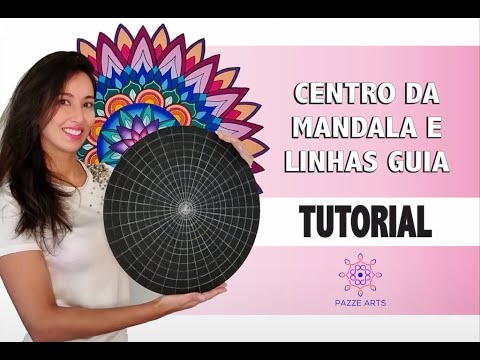 Centro da Mandala e Linhas Guia - Tutorial #pazzearts01