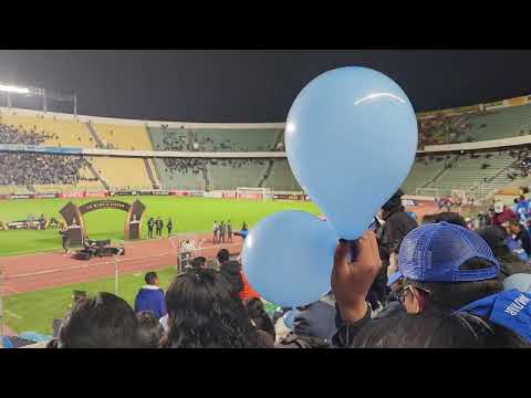 Bolivar 1 - 0 Barcelona: La hinchada de Bolivar antes del inicio del partido