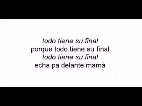 Todo tiene su final hector lavoe con letra