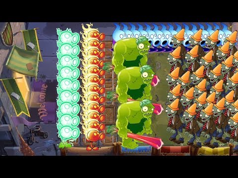 Plants vs Zombies 2 Battlez - Zoybean Pod and Electric Peashooter