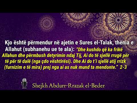 3.Mëkatet sjellin varfërin - Shejkh Abdurr-Rrazak el-Bedr
