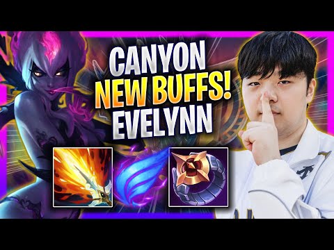 CANYON TRIES EVELYNN WITH NEW BUFFS! - GEN Canyon Plays Evelynn JUNGLE vs Kindred! | Season 2025