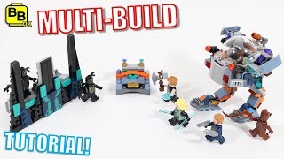 LEGO AVENGERS INFINITY WAR 76101 & 76102 MULTI-BUILD ROCKET'S MECH! by BrickBros UK