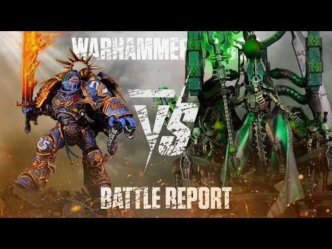 Space Marines Vs Necrons Warhammer 40K Battle Report