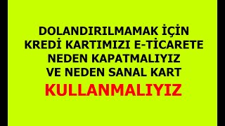 Dolandırılmadan İnternet Üzerinden Alışveriş Nasıl Yapılır?
