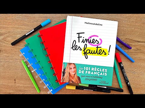 Finies Les fautes MON LIVRE