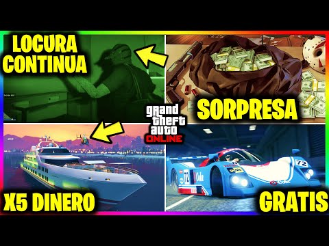NUEVA ACTUALIZACION! LOCURA  MILLONARIA CONTINUA! X5 DINERO en ESTO! MÁS DINERO GRATIS! GTA Online