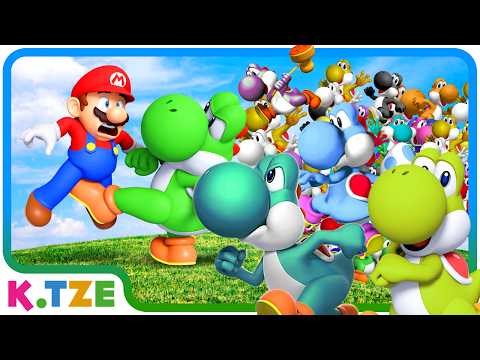 Mario gegen 100 YOSHIS 👊😱 Super Mario Odyssey Story