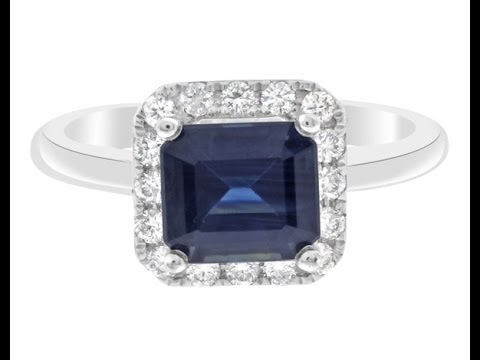 Square Shape Sapphire Ring CR1012