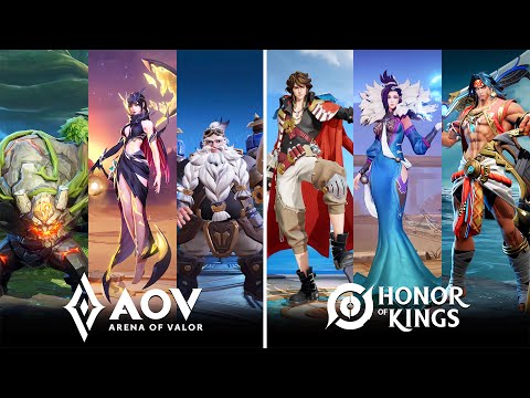 Arena of Valor VS Honor of Kings : Heroes and Skills Comparison