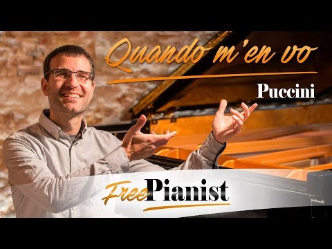Quando m'en vo - KARAOKE / PIANO ACCOMPANIMENT - La Bohème - Puccini