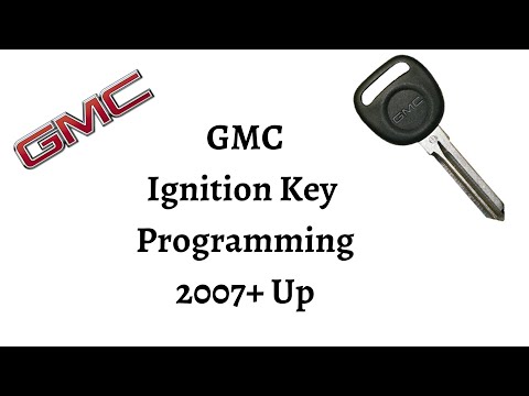 How To Program A GMC Ignition Key 2007+ Up
