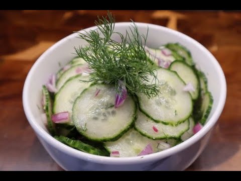 Gurkensalat (German Cucumber Salad)