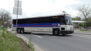 RTD Denver Bus: 2013 MCI D4500CT Route AB1 Skyride #1513 at Downtown Boulder Station