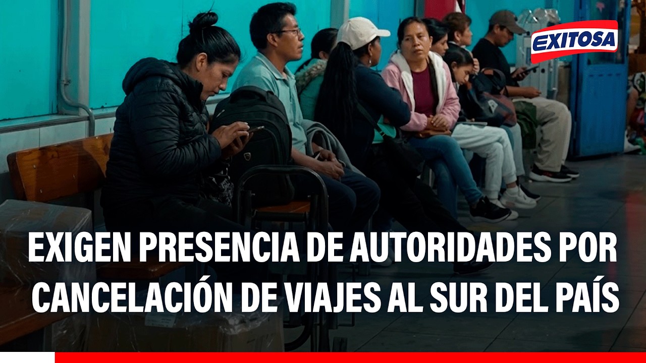 🔴🔵 Usuarios afectados por cancelación de viajes al sur del país piden presencia de autoridades