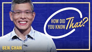 Ben Chan | How Did You Know That | JEOPARDY!