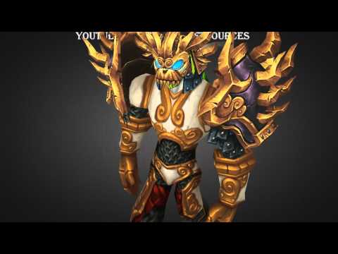 Night Elf Warrior Season 13 PvP Armor - Patch 5.2
