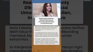 Reaksi Maia Estianty Dikritik Sibuk Merekam saat Alyssa Umumkan Kehamilan, Ini Klarifikasinya!