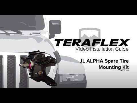 TeraFlex Install: JL Alpha HD Adjustable Spare Tire Mounting Kit