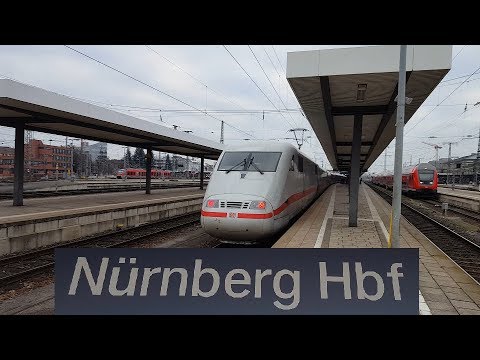 10 Min Nürnberg Hbf: ICE 1,ICE 3,(International) ICE T,IC,RE,RB,S-Bahn