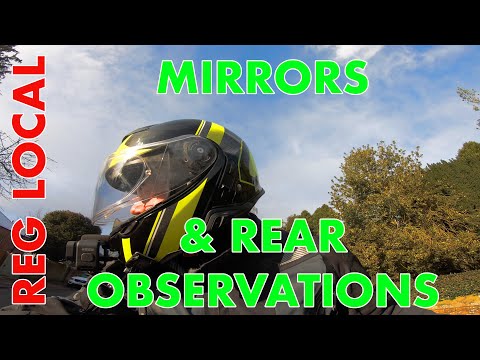 How to Pass an Advanced Bike Test - Mirrors & Rear Observations