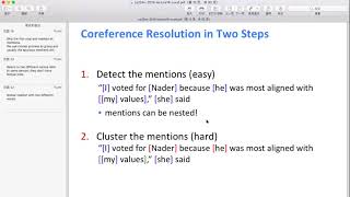 Natural Language Processing - 11 Coreference resolution