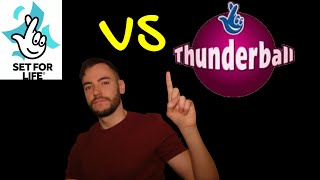 National Lottery Set For Life vs Thunderball | Which is Easier to Win a Prize on