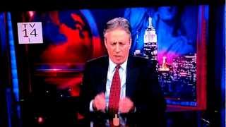 Jon Stewart Plays Dreidel on the Daily Show for Hanukkah