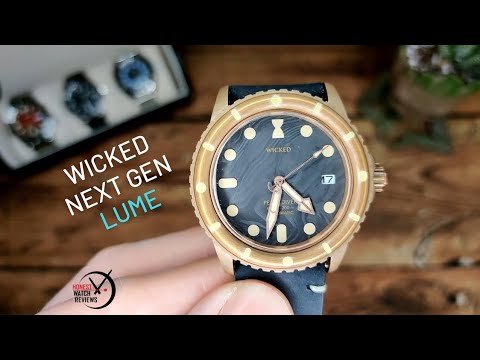 The Best Lume ❓ Wicked Watch Co. Pearl Diver Microbrand Unboxing & Honest Watch Review #HWR