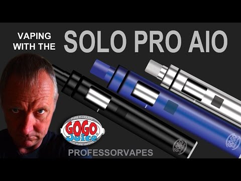 GoGo Solo AIO Vape Mod from gogo juice with blueberry BLAST