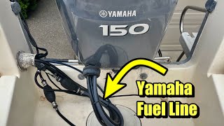 How to Replace the Fuel Line on a Yamaha 150hp Outboard (Z150TXRB 2003)