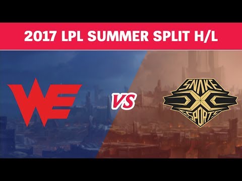 Highlights: Team WE vs Snake Esports - 2017 LPL Summer Split