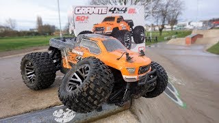 ARRMA Granite 4x4 BLX Trashed at Skate Park!