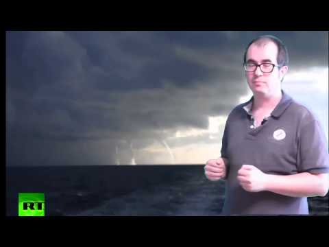 Vídeo: Mangas mariñas e remuíños de vento e po