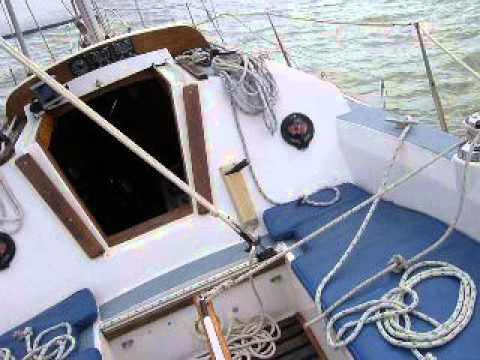 Spirit, a Sabre 27... Self Sailing home after the Nore Race 2013