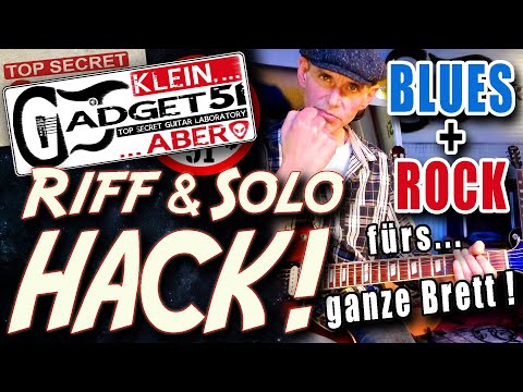 Super hacks and technique drills for riffs and solos all over the place! Learn to play guitar 5.1