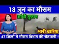 आज 21 मई 2025 का मौसम यूपी में भारी बारिश आं