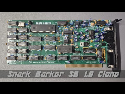 Snark Barker Soundblaster 1.0 replica playing Conquest of Camelot (CMS Gameblaster mode)