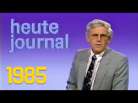 Fragment vom ZDF heute-journal mit Gerd Helbig (16.09.1985)