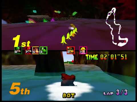 Mario kart 64 - Amped up 2.92 Player vs bot (Special cup)