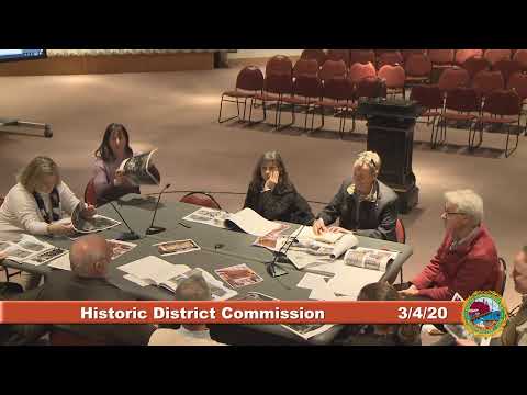 Historic District Commission 3.4.2020