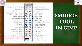 GIMP Smudge Tool