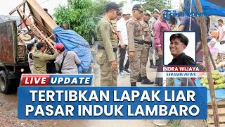 Tak Ada Toleransi, Ratusan Lapak Liar di Pasar Induk Lambaro Dibongkar Petugas Gabungan Satpol PP