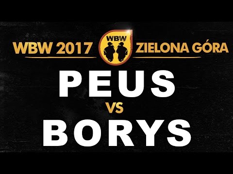 Peus 🆚 Borys 🎤 WBW 2017 Zielona Góra (freestyle rap battle)