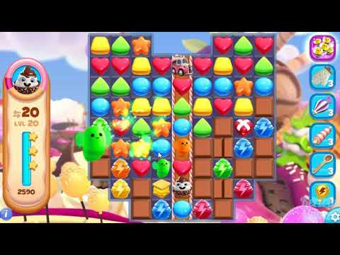 Cookie Jam Blast Level 20 - No Boosters ★★★