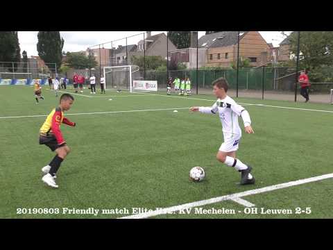20190803  Elite u12: KV Mechelen - OH Leuven 2-5