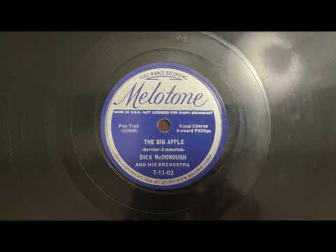 The Big Apple - Dick McDonough and His Orchestra - 1937